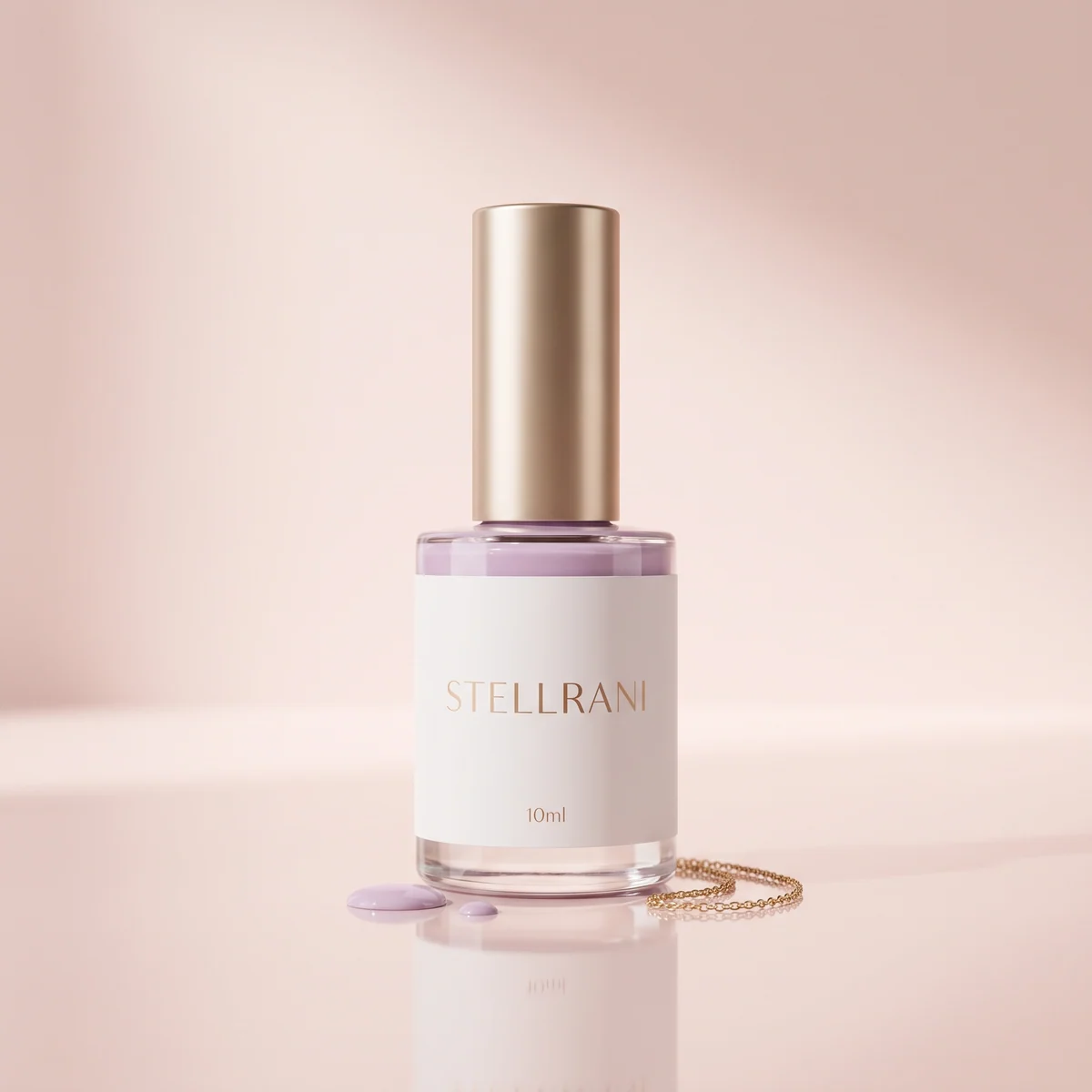 Pastell-Lila Semipermanenter Nagellack